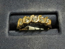 Ring - Wedding Band - Yellow Gold 14k (.585) 2.8 grams Size 5.5