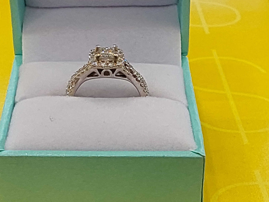 Ring - Wedding Band - White Gold 14k (.585) 6.3 grams Size 6