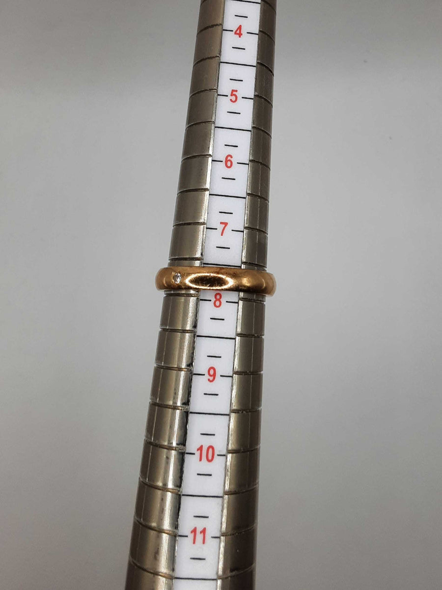 Ring - Wedding Band - Yellow Gold 10k (.417) 4.3 Grams Size 8