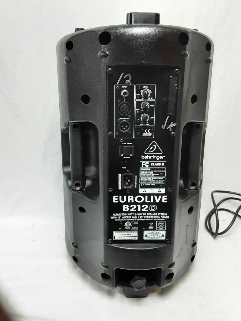 Behringer Eurolive B212d Black PA / Band Speaker – EZPAWN